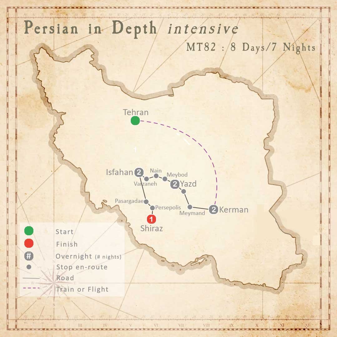 persepolis iran map